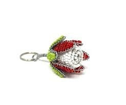 3D Beaded Protea Keyrings