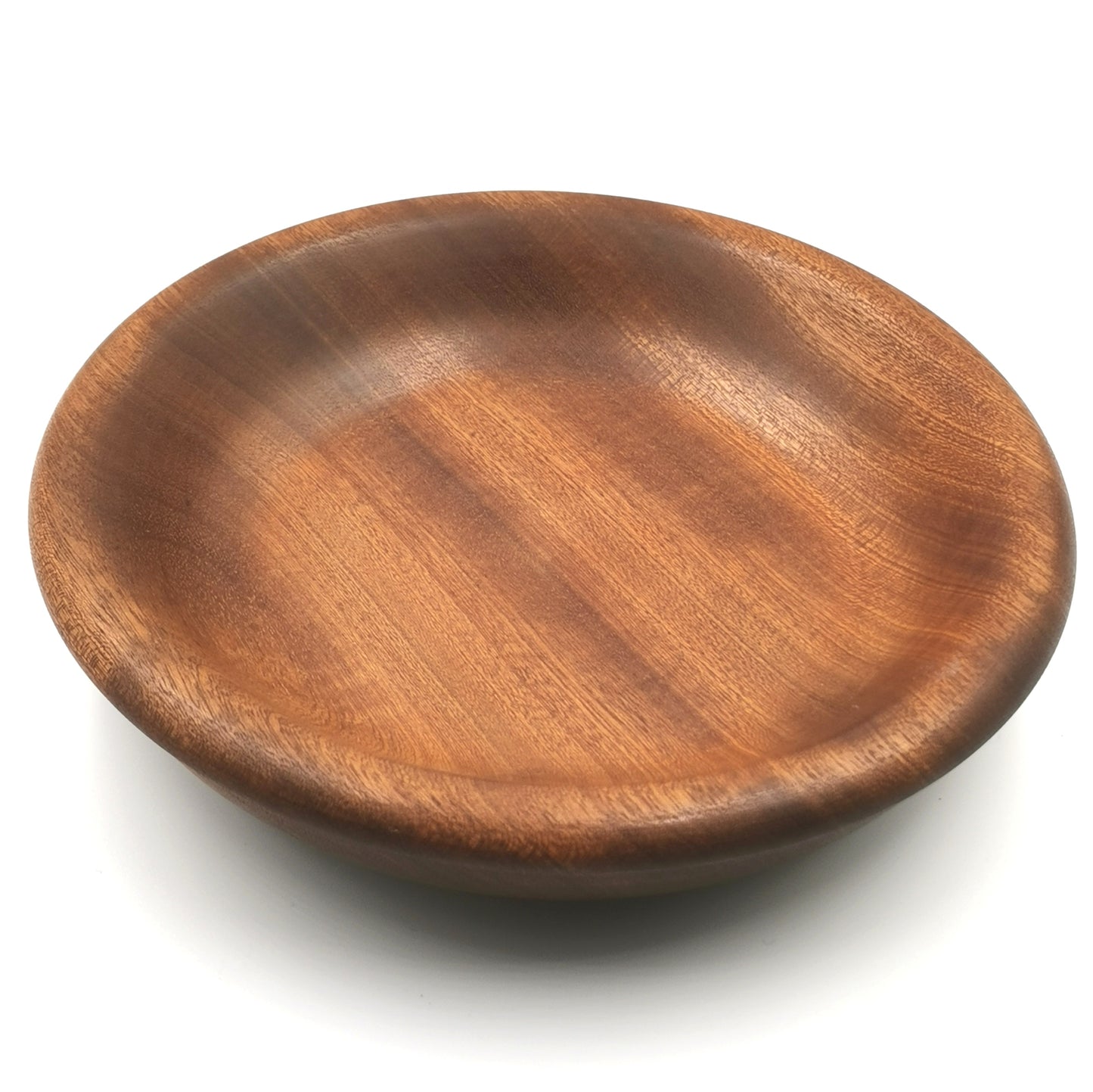 Wooden Bowl with Wide Rim - Figured Kiaat