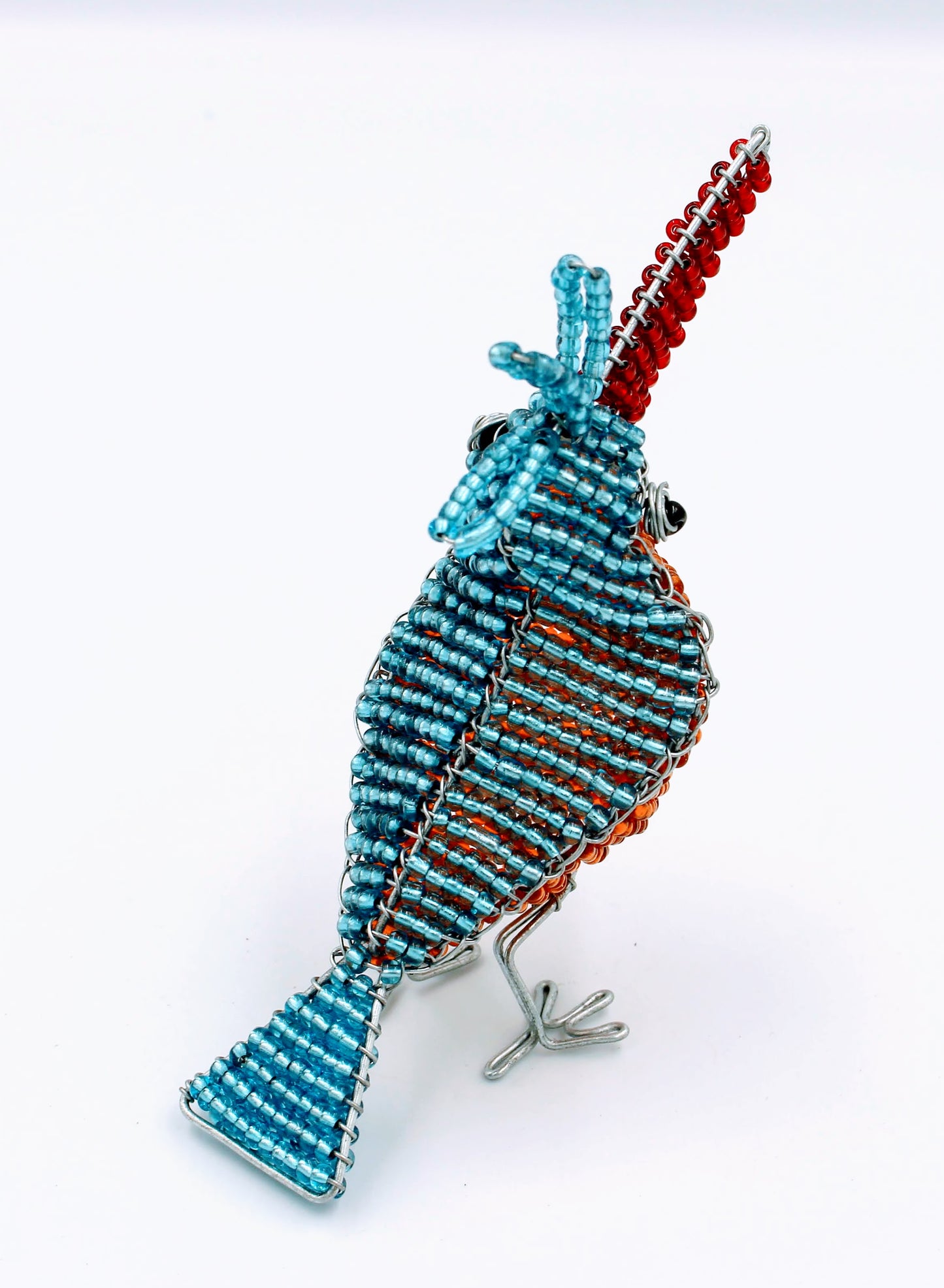 Beaded Light Blue Kingfisher