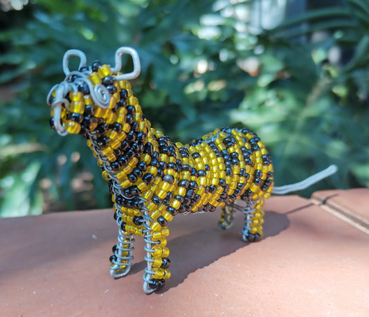 Beaded Wire Leopard