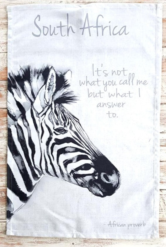 Tea Towels - Zebra