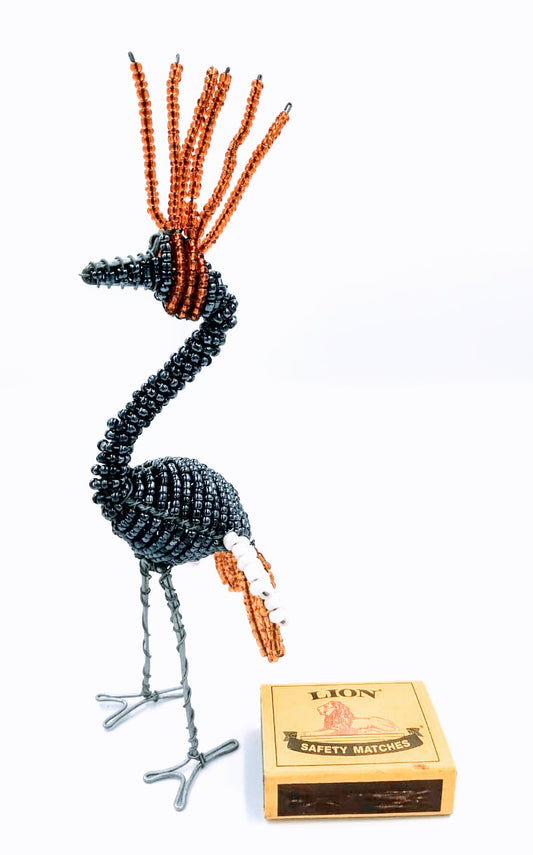 Beaded Crested Crane