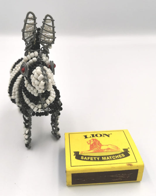 Beaded Wire Zebra