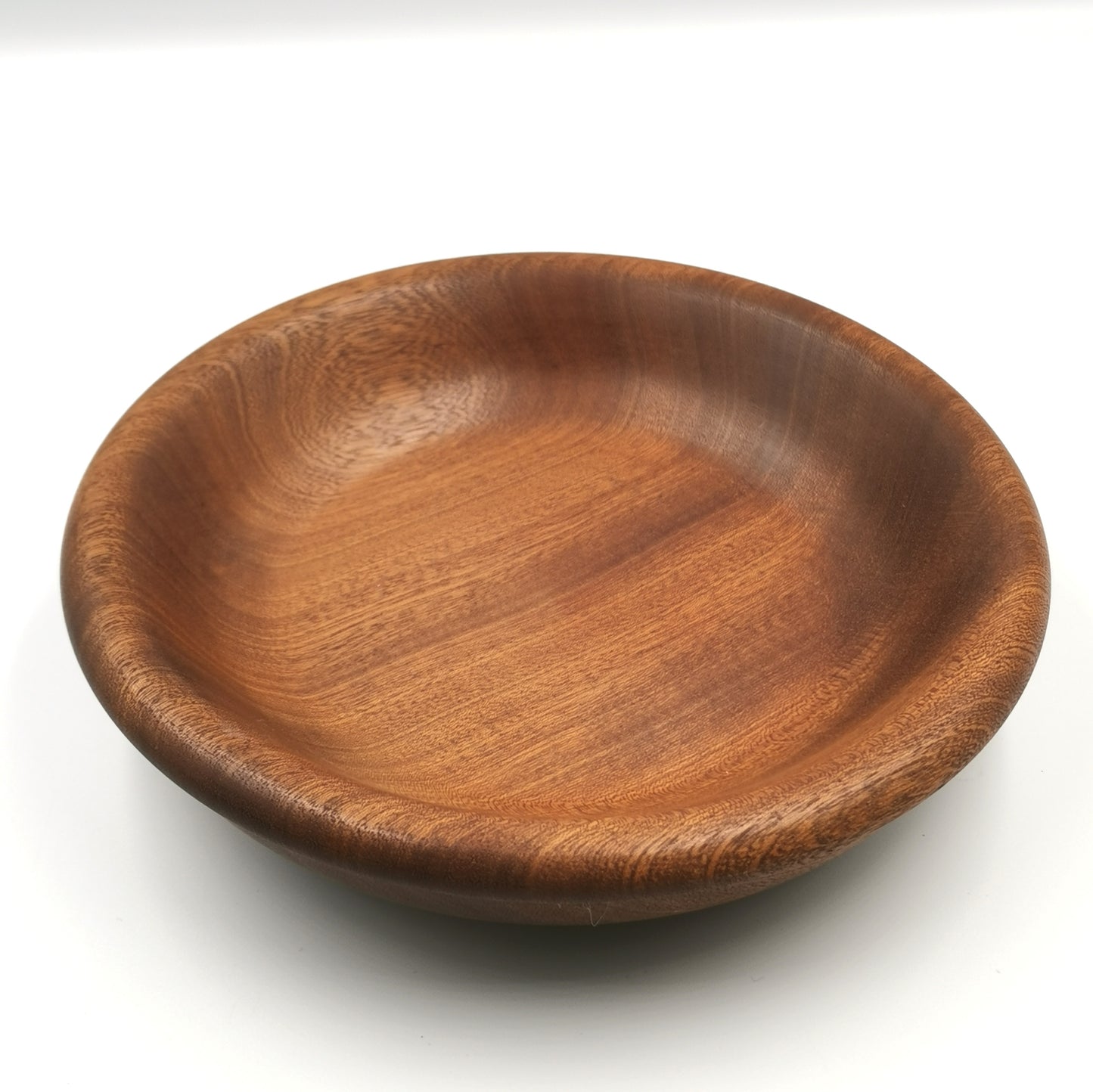 Wooden Bowl with Wide Rim - Figured Kiaat