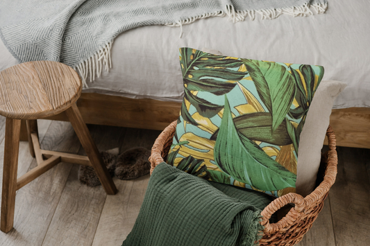 Green Leaves Cushion