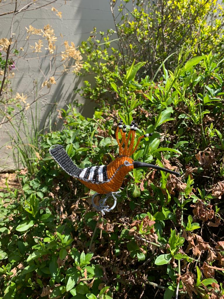 Beaded Garden Hoopoe