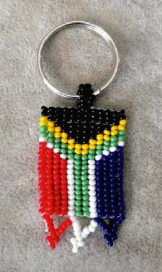 SA Flag Keyring