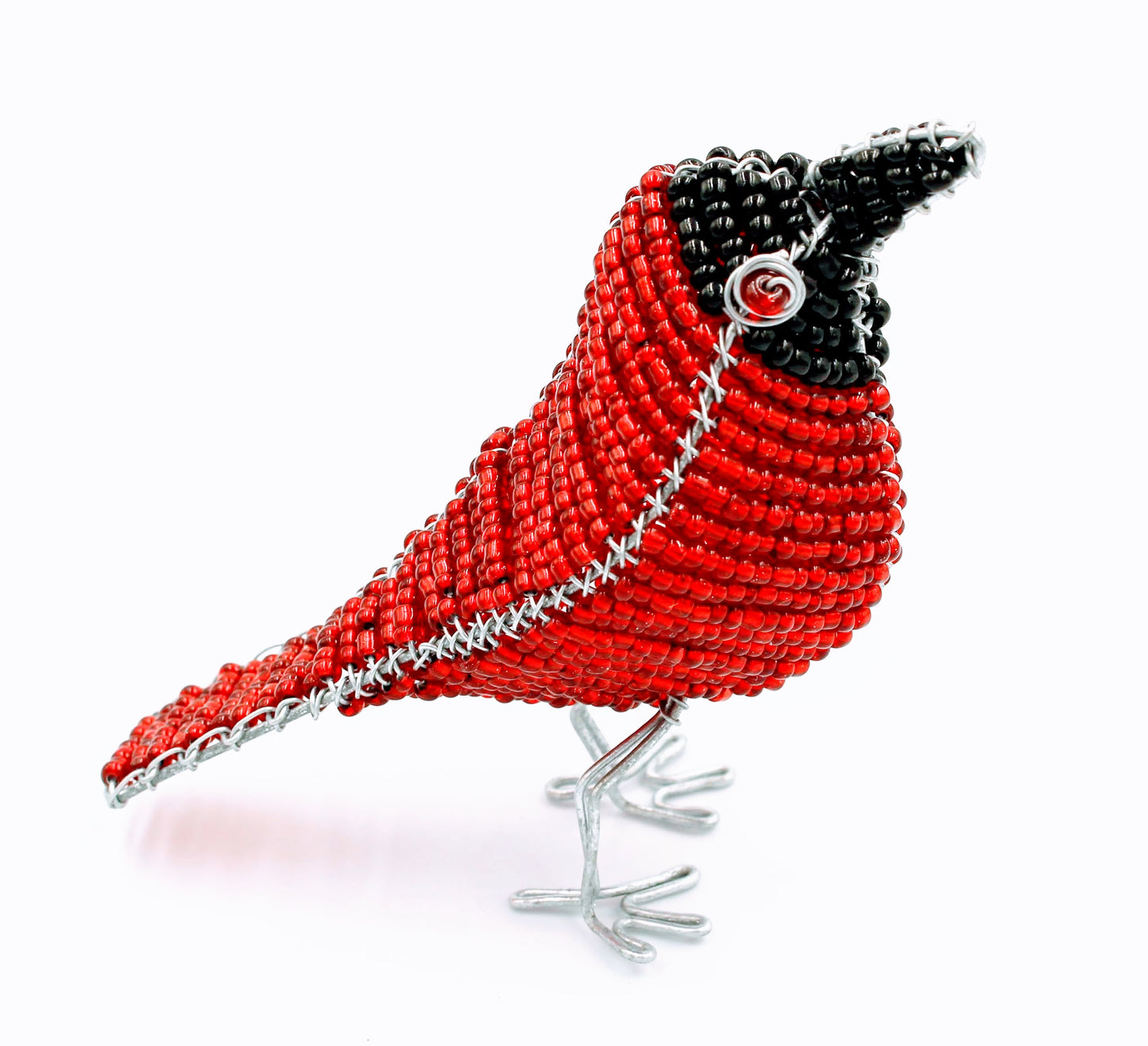 Beaded Red Bird